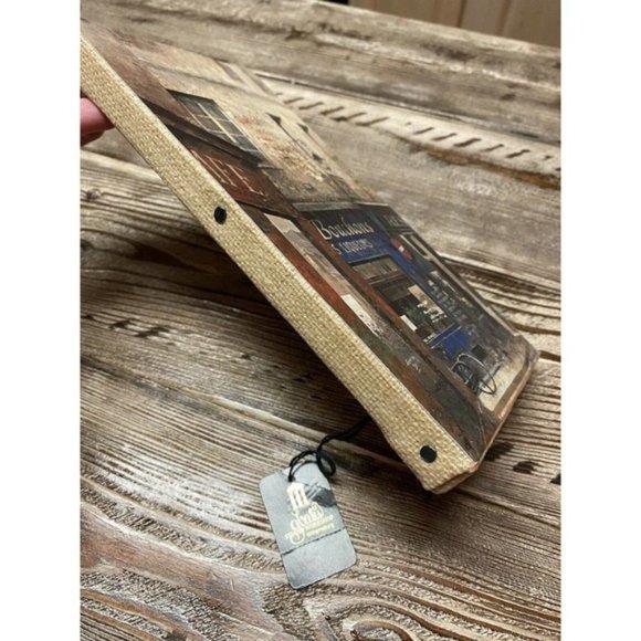 French Chiu Tak Hak 9.5 X 5 Le Bouchons Print Mounted Wood Burlap Canvas - Picture 4 of 6